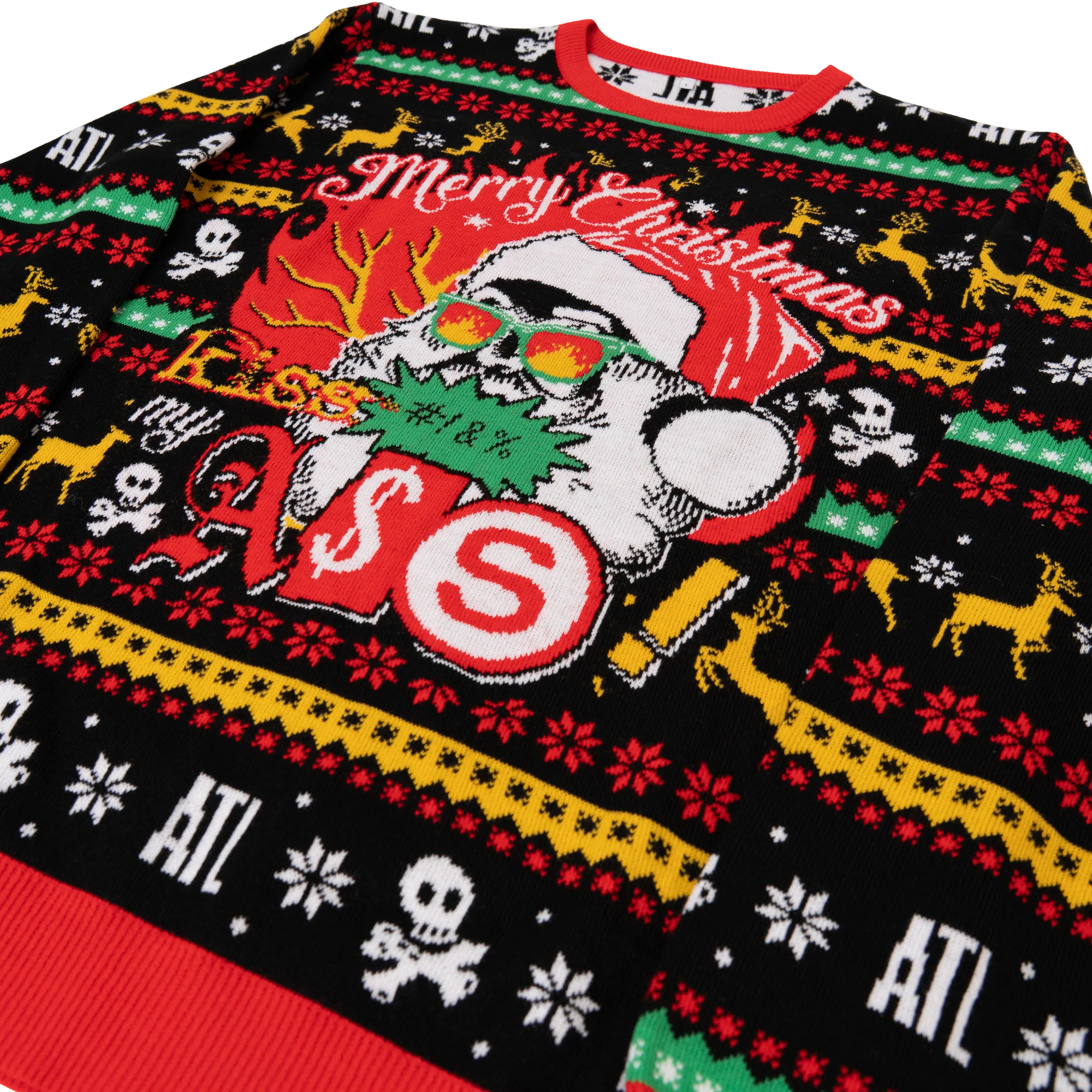Merry Christmas Kiss My Ass Ugly Sweater - Image 4